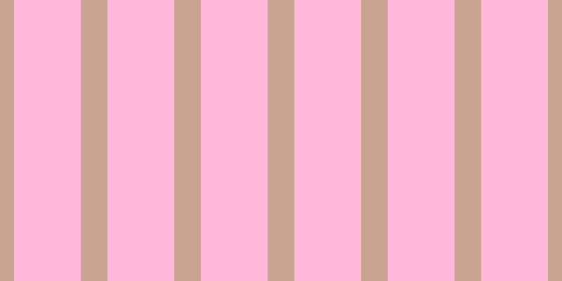 #ffb8d9, #caa393 vertical lines, thirty-eight pixels wide, ninety-five pixels apart