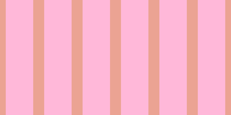 #ffb8d9, #eba393 vertical lines, thirty-eight pixels wide, ninety-five pixels apart