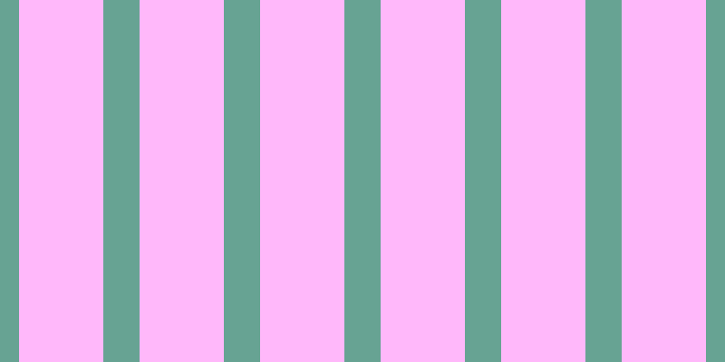 #ffb8fa, #67a393 vertical lines, forty pixels wide, ninety-three pixels apart