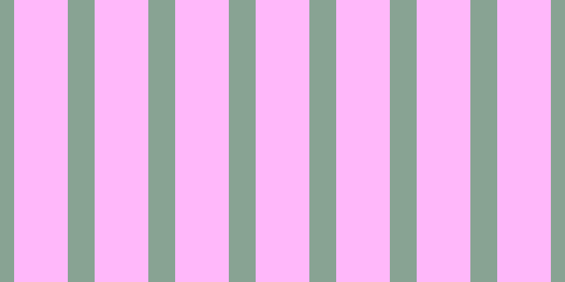 #ffb8fa, #88a393 vertical lines, thirty-eight pixels wide, seventy-six pixels apart