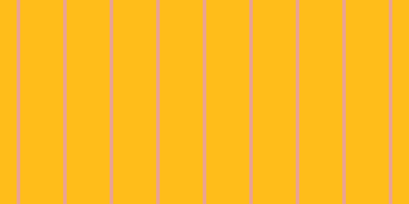 #ffbd1a, #eba393 vertical lines, seven pixels wide, eighty-four pixels apart