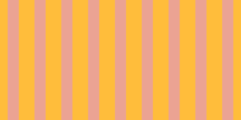 #ffbd3b, #eba393 vertical lines, thirty-seven pixels wide, fifty-two pixels apart