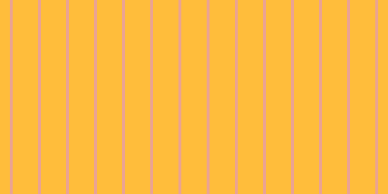 #ffbd3b, #eba393 vertical lines, six pixels wide, fifty-two pixels apart