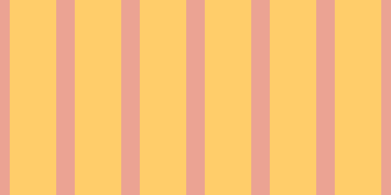 #ffbd3b (75%), #eba393 vertical lines, thirty-eight pixels wide, ninety-five pixels apart