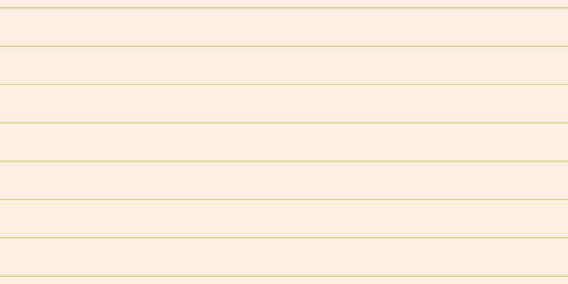 #ffbd8c (25%), #dbd393 horizontal lines, two pixels wide, fifty-two pixels apart