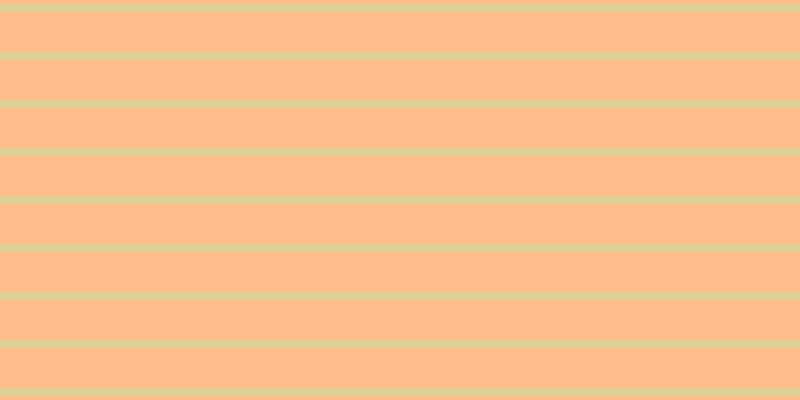 #ffbd8d, #dbd393 horizontal lines, seven pixels wide, forty-one pixels apart