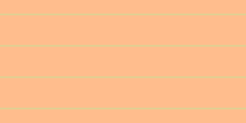 #ffbd8d, #dbd393 horizontal lines, five pixels wide, ninety-seven pixels apart