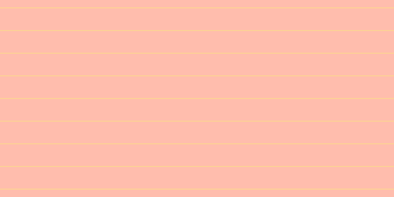 #ffbdad, #fcd393 horizontal lines, two pixels wide, forty-four pixels apart