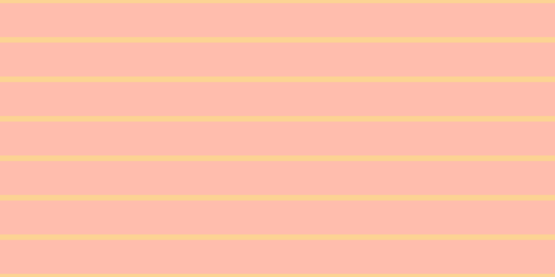 #ffbdad, #fcd393 horizontal lines, eight pixels wide, forty-nine pixels apart