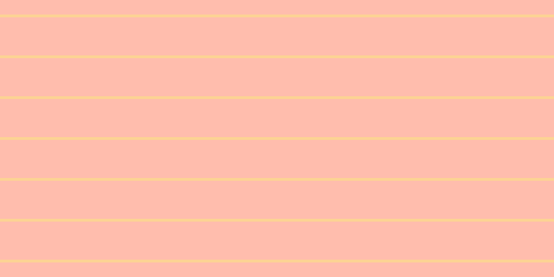 #ffbdad, #fcd393 horizontal lines, four pixels wide, fifty-five pixels apart