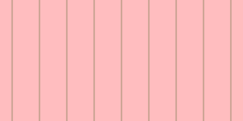 #ffbdbf, #caa393 vertical lines, five pixels wide, eighty-five pixels apart