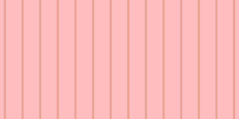 #ffbdbf, #eba393 vertical lines, seven pixels wide, fifty-two pixels apart