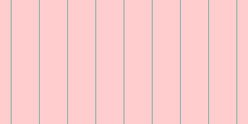 #ffbdbf (75%), #46a393 vertical lines, two pixels wide, eighty-nine pixels apart