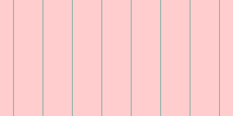 #ffbdbf (75%), #46a393 vertical lines, two pixels wide, ninety-nine pixels apart