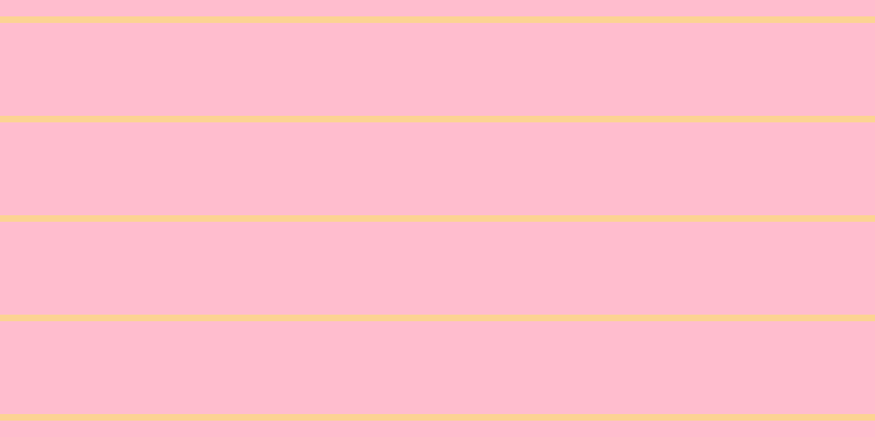 #ffbdce, #fcd393 horizontal lines, six pixels wide, eighty-five pixels apart