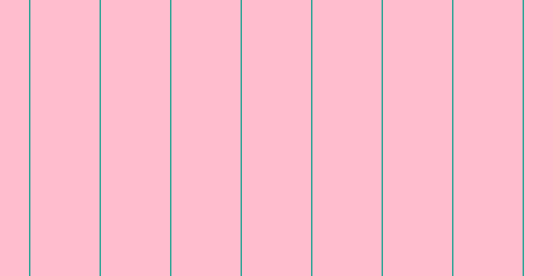 #ffbdce, #25a393 vertical lines, two pixels wide, one hundred pixels apart