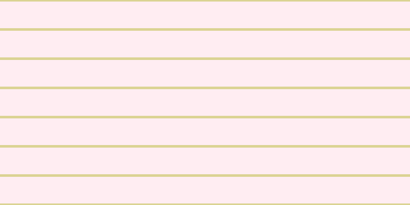 #ffbdce (25%), #dbd393 horizontal lines, five pixels wide, fifty-two pixels apart