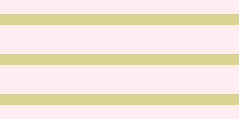 #ffbdce (25%), #dbd393 horizontal lines, thirty-eight pixels wide, ninety-seven pixels apart
