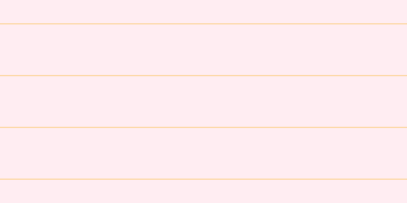 #ffbdce (25%), #fcd393 horizontal lines, two pixels wide, one hundred pixels apart