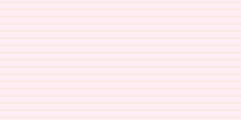 #ffbdce (25%), #fcd393 horizontal lines, one pixels wide, twenty-three pixels apart
