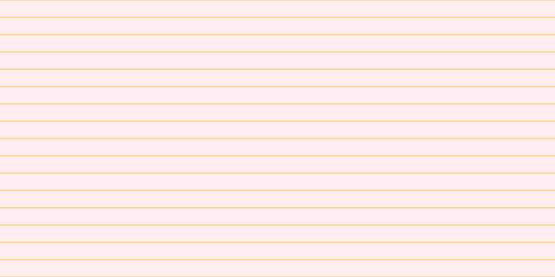 #ffbdce (25%), #fcd393 horizontal lines, two pixels wide, twenty-three pixels apart