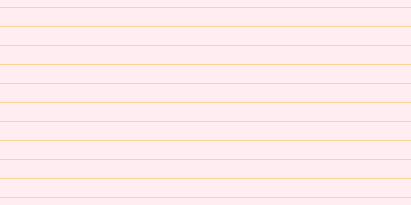 #ffbdce (25%), #fcd393 horizontal lines, two pixels wide, thirty-five pixels apart