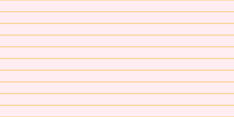 #ffbdce (25%), #fcd393 horizontal lines, four pixels wide, thirty-six pixels apart