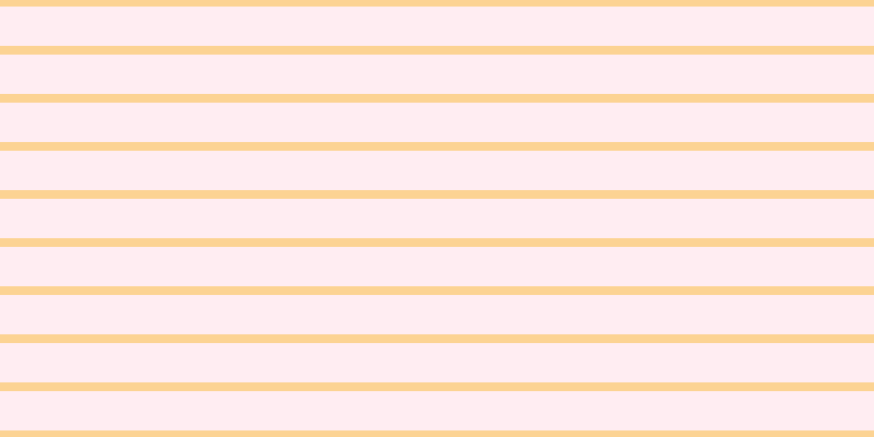 #ffbdce (25%), #fcd393 horizontal lines, eight pixels wide, thirty-six pixels apart