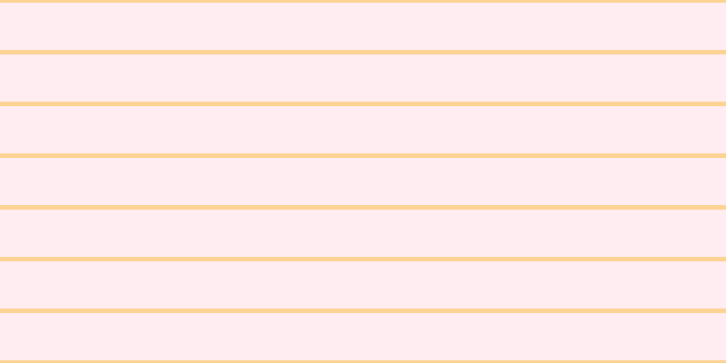#ffbdce (25%), #fcd393 horizontal lines, five pixels wide, fifty-two pixels apart