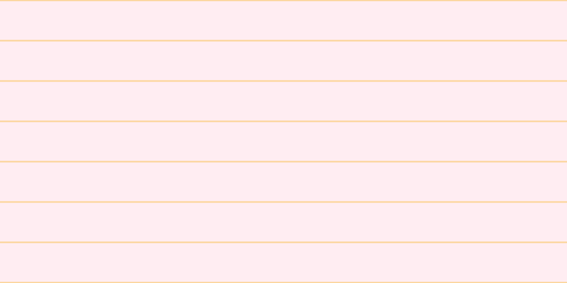 #ffbdce (25%), #fcd393 horizontal lines, two pixels wide, fifty-five pixels apart
