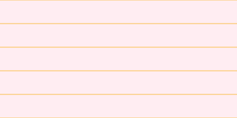 #ffbdce (25%), #fcd393 horizontal lines, four pixels wide, seventy-six pixels apart