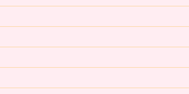 #ffbdce (25%), #fcd393 horizontal lines, two pixels wide, eighty-five pixels apart