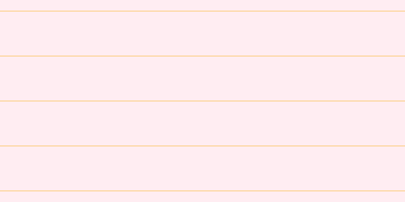 #ffbdce (25%), #fcd393 horizontal lines, two pixels wide, eighty-seven pixels apart