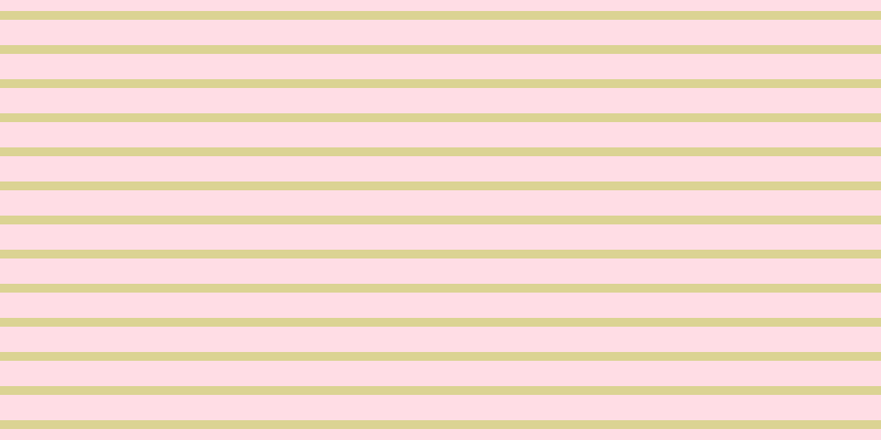 #ffbdce (50%), #dbd393 horizontal lines, eight pixels wide, twenty-three pixels apart