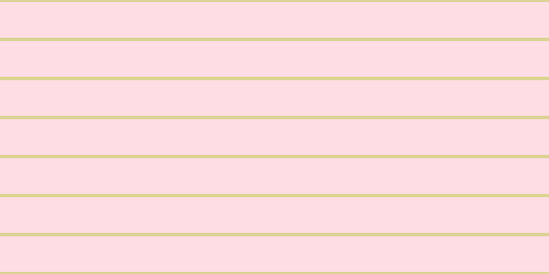#ffbdce (50%), #dbd393 horizontal lines, five pixels wide, fifty-two pixels apart