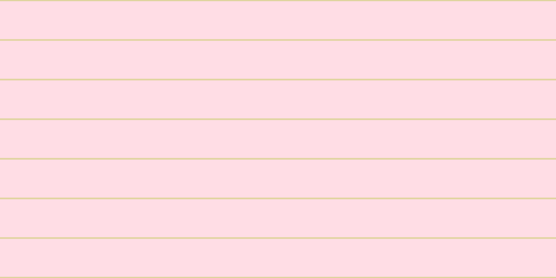 #ffbdce (50%), #dbd393 horizontal lines, two pixels wide, fifty-five pixels apart