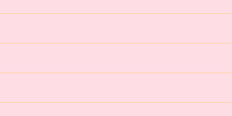 #ffbdce (50%), #fcd393 horizontal lines, two pixels wide, one hundred pixels apart