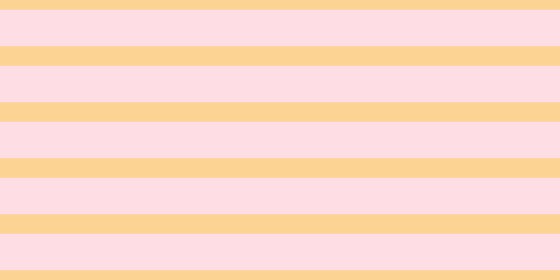 #ffbdce (50%), #fcd393 horizontal lines, twenty-eight pixels wide, fifty-two pixels apart