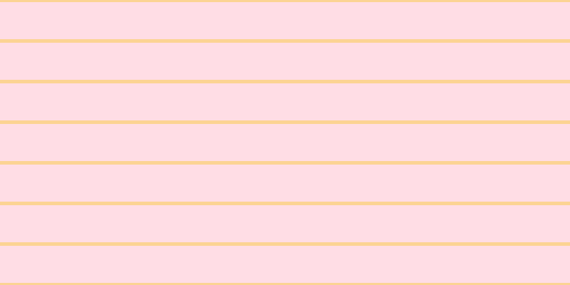 #ffbdce (50%), #fcd393 horizontal lines, five pixels wide, fifty-two pixels apart