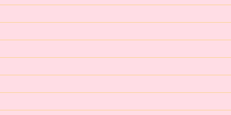 #ffbdce (50%), #fcd393 horizontal lines, two pixels wide, fifty-nine pixels apart