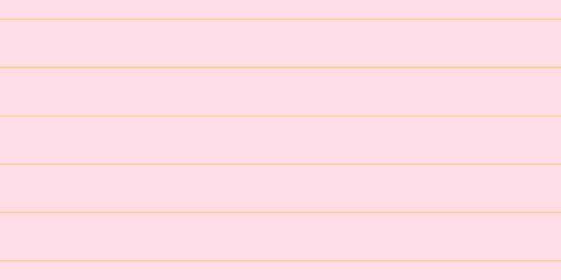 #ffbdce (50%), #fcd393 horizontal lines, two pixels wide, sixty-seven pixels apart