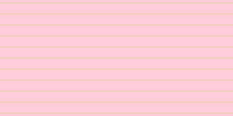 #ffbdce (75%), #dbd393 horizontal lines, two pixels wide, thirty-six pixels apart
