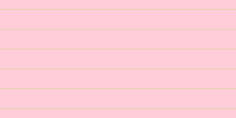 #ffbdce (75%), #dbd393 horizontal lines, two pixels wide, sixty-five pixels apart