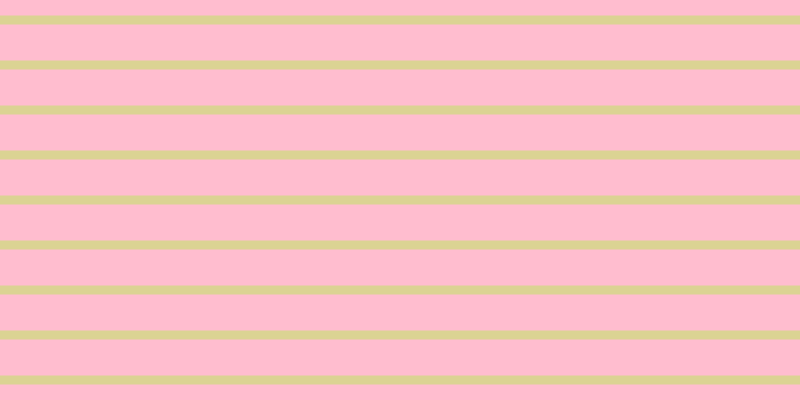 #ffbdcf, #dbd393 horizontal lines, nine pixels wide, thirty-six pixels apart