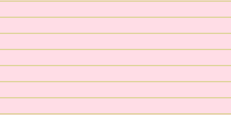 #ffbdcf (50%), #dbd393 horizontal lines, four pixels wide, fifty-two pixels apart