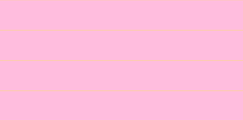 #ffbdde, #fcd393 horizontal lines, two pixels wide, ninety-eight pixels apart