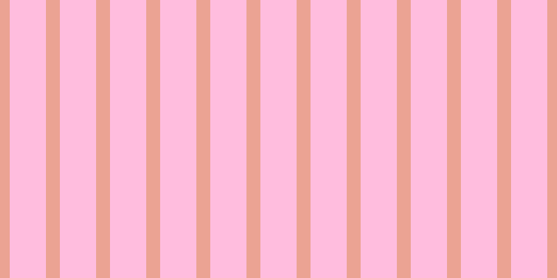 #ffbdde, #eba393 vertical lines, twenty pixels wide, fifty-two pixels apart