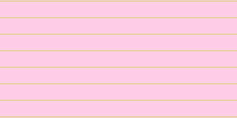#ffbdde (75%), #dbd393 horizontal lines, four pixels wide, fifty-two pixels apart