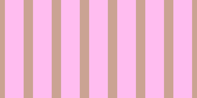 #ffbdf0, #caa393 vertical lines, thirty-eight pixels wide, seventy-six pixels apart