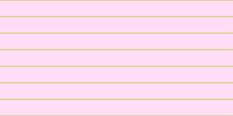 #ffbdf0 (50%), #dbd393 horizontal lines, five pixels wide, fifty-two pixels apart